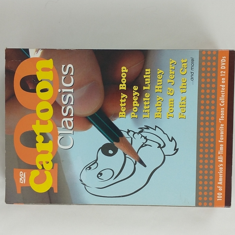 100 Cartoon Classics DVD Box Set 12 Discs